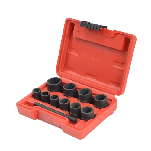 11pcs Twist Socket Set Damaged Lug Nut Lock Remover Extractor Tool 9-19mm factory